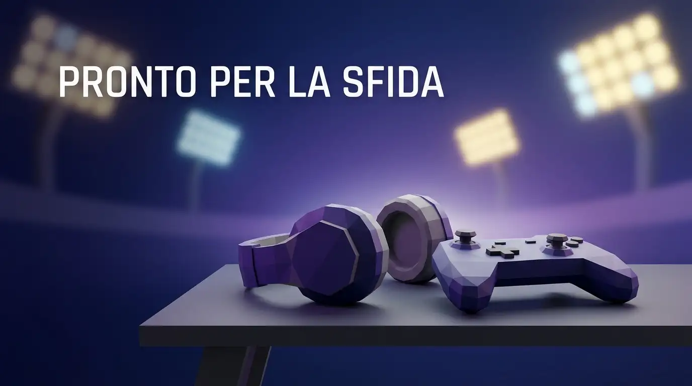 Cuffie e controller rappresentano sport ed esports su CHEXX